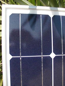 particolare pannello fotovoltaico